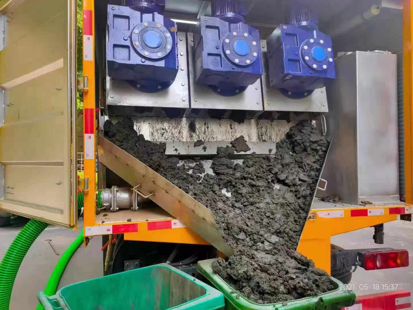 经区化粪池清掏城市维护站-泥浆净化干湿分离处理